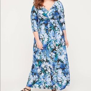 Blue floral dress size 4x